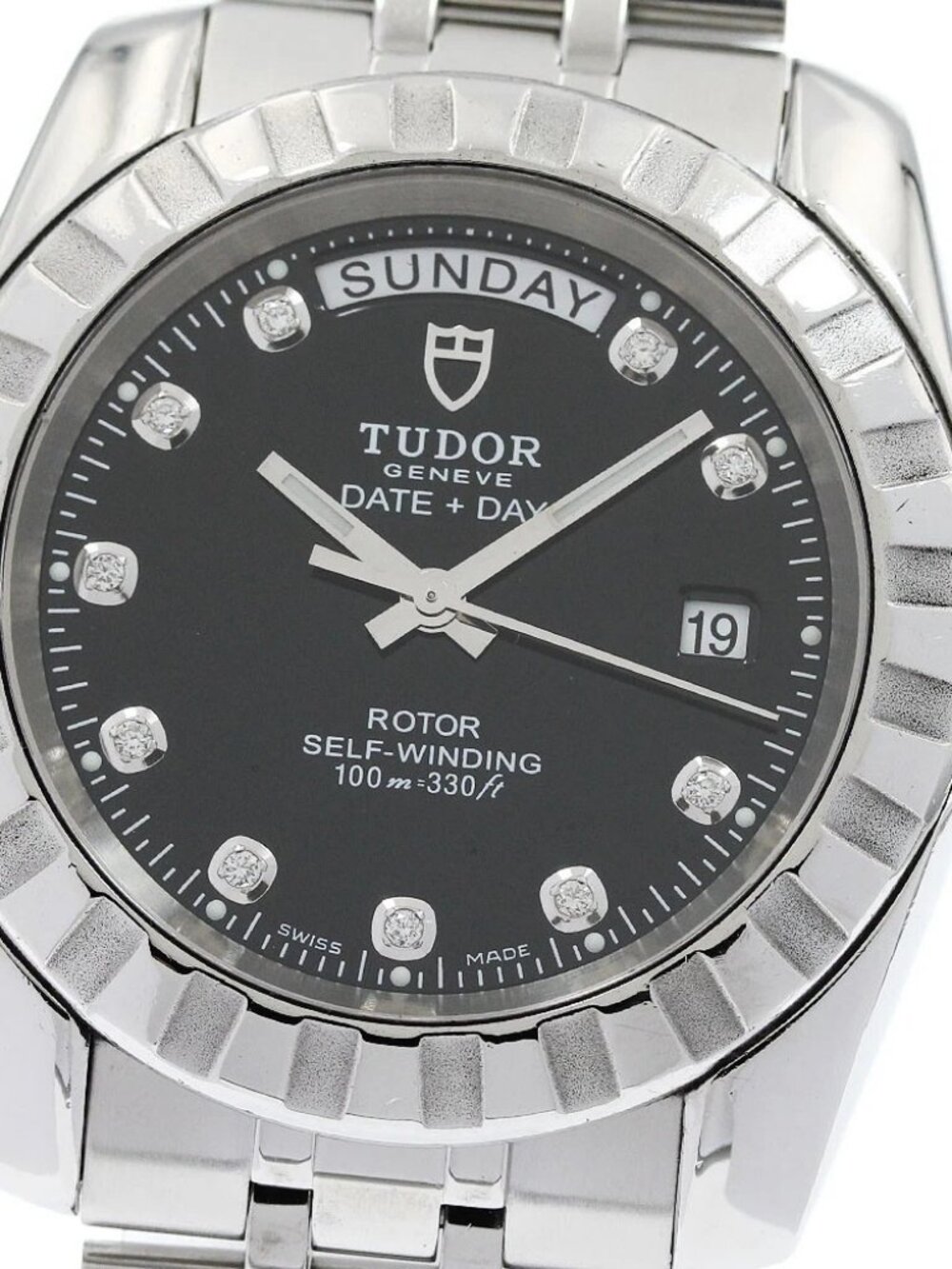 TUDOR Classic Date Day 23010 black Dial Automatic Men's Watch_956134